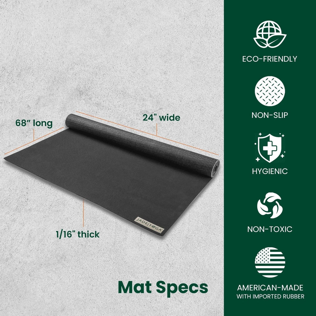 adeYoga Voyager Yoga Mat - Lightweight & Portable Rubber Yoga Mat - Non-Slip...