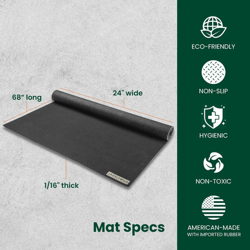 adeYoga Voyager Yoga Mat - Lightweight & Portable Rubber Yoga Mat - Non-Slip...
